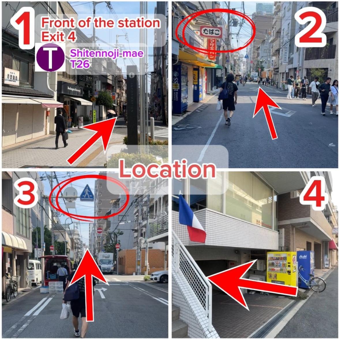 504호 시텐노지역앞 츠텐카쿠 아베노 하루카스 스파월드 난바근접 * Ōsaka